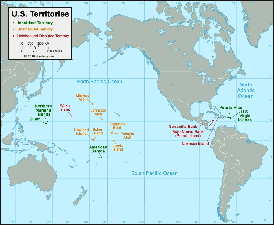 Veterans Digital Agility - US Territories Map - Government Contracts
